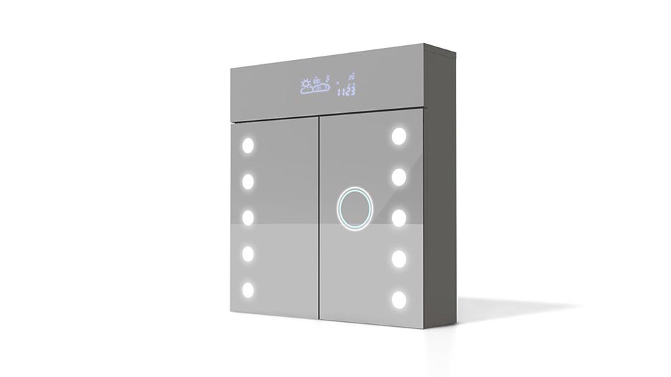 Spiegelschrank mit LED Beleuchtung