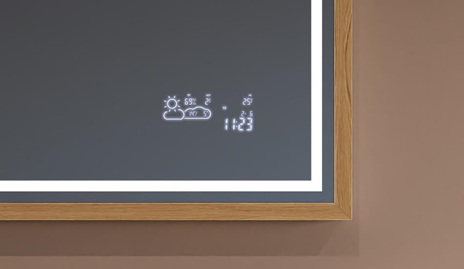 Rahmenspiegel im Loft-Look mit Beleuchtung – beleuchteter spiegel | ARTFORMA