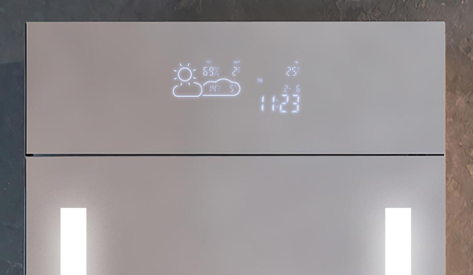 Uhren und Wetterstationen