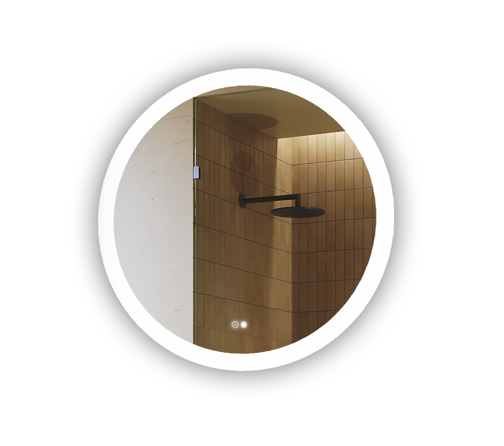 Runder LED-Spiegel