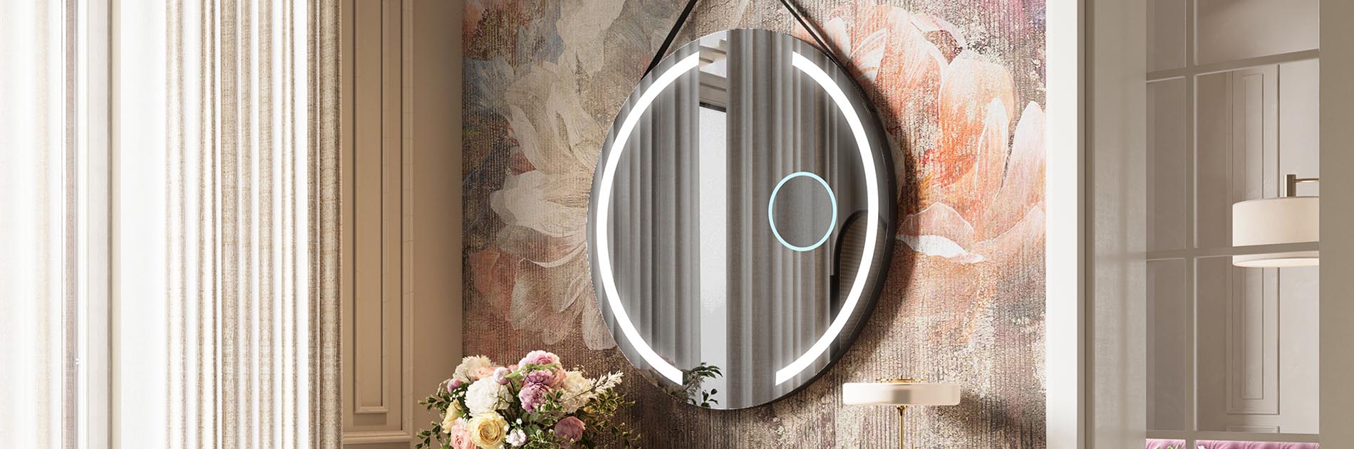 Erinnern Sie sich daran, wie oft Sie vor dem Spiegel gestanden und versucht haben, den perfekten Lidstrich zu zeichnen? Wir haben einen Weg dafür! Der Kosmetikspiegel mit 3-facher Bildvergrößerung, der mit der LED-Badezimmerspiegelscheibe integriert ist, wird Ihr make-up immer perfekt machen! Dieses kleine Gadget löst schnell und effektiv Ihre morgendlichen Gesichtspflegeprobleme.