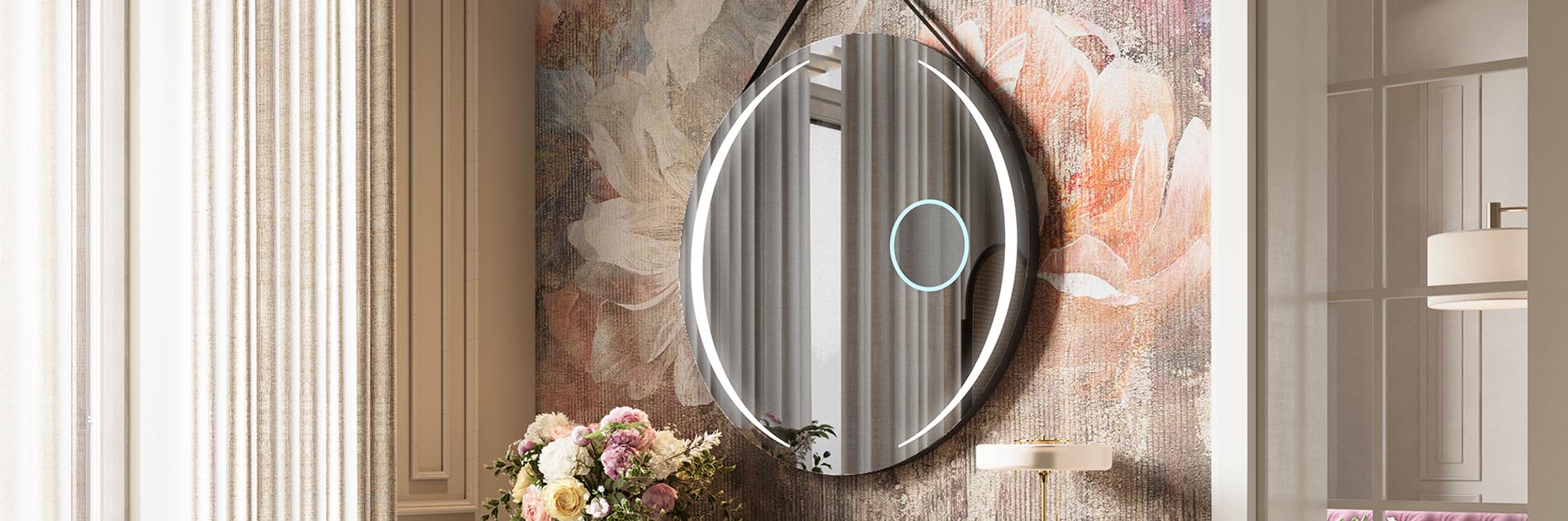 Erinnern Sie sich daran, wie oft Sie vor dem Spiegel gestanden und versucht haben, den perfekten Lidstrich zu zeichnen? Wir haben einen Weg dafür! Der Kosmetikspiegel mit 3-facher Bildvergrößerung, der mit der LED-Badezimmerspiegelscheibe integriert ist, wird Ihr make-up immer perfekt machen! Dieses kleine Gadget löst schnell und effektiv Ihre morgendlichen Gesichtspflegeprobleme.