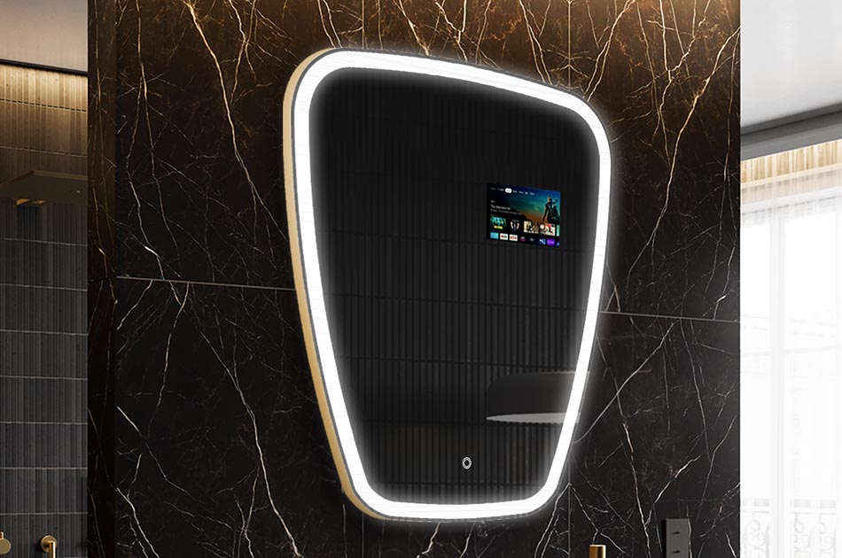 Smart Badezimmer-Spiegel mit organischer Form – badezimmerspiegel | ARTFORMA
