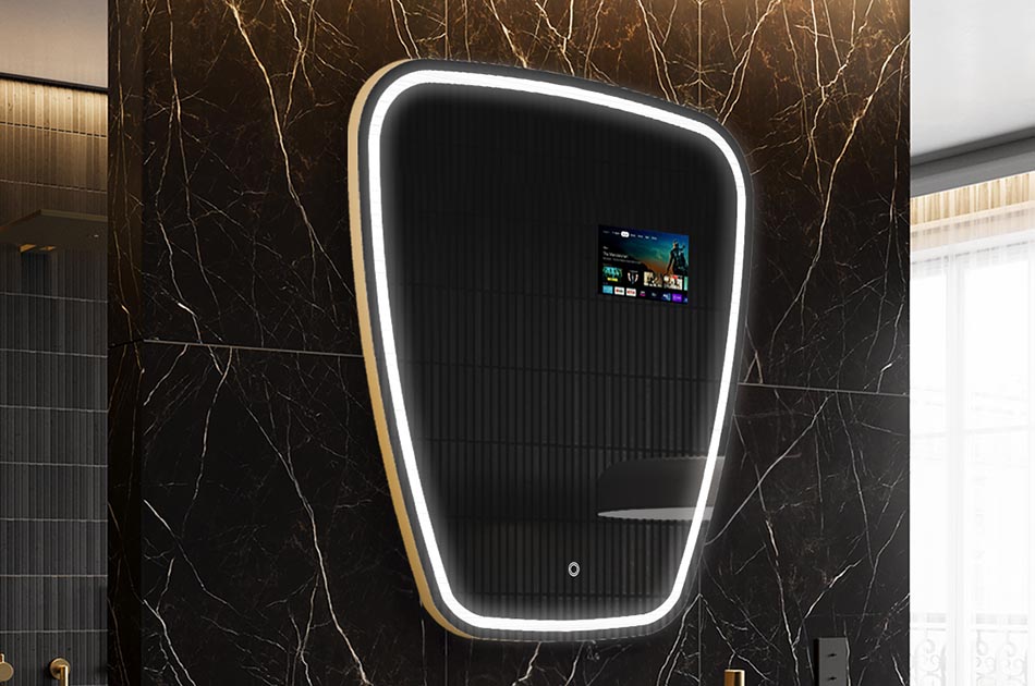 Smart Badezimmer-Spiegel mit organischer Form – badezimmerspiegel | ARTFORMA