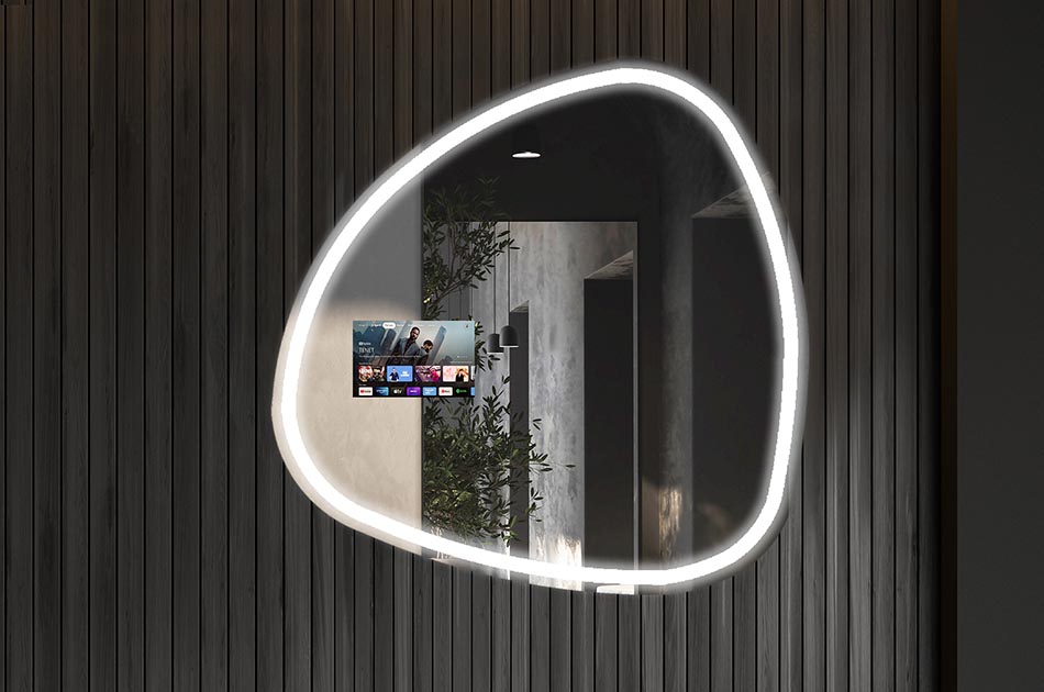 Der interaktive Spiegel Google Assistant ist ein innovatives Gerät, das die Spiegelfunktionen mit den Funktionen von Multimedia-Geräten und Google Voice Assistant kombiniert. Auf einfache Weise können Sie eine Vielzahl von Funktionen nutzen, z. B. das Wetter überprüfen, Sprachnotizen erstellen, den Kalender durchsuchen, Streaming-Apps starten, die Google-Suche verwenden und Videoanrufe führen.