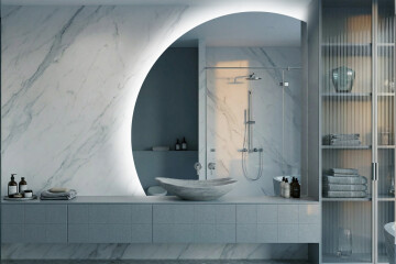 Viertelkreis-Spiegel