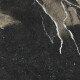 Glasierte Feinsteinzeugfliesen für den Boden, 60 x 120, mit goldfarbener Ader, matt, rektifiziert, A4H110 Pierre Black #14