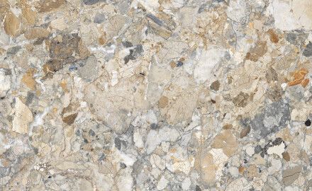 Feinsteinzeug für den Boden, 120 x 120, Marmor, beige-grau, glänzend, A4H1113 Calda Ambrozia