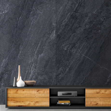 Glasierte Feinsteinzeugfliesen für den Boden, 60 x 120 cm, anthrazitfarben, Steinoptik, matt, A4H1139 Agathos Anthracite #6