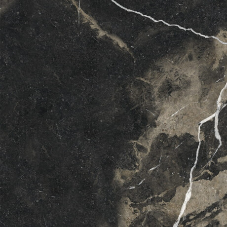 Großformatige Feinsteinzeugfliese, 120 x 280 cm, schwarz, glänzend, mit goldenen Adern, rektifiziert, A4H195 Pierre Black #12