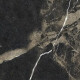 Glasierte Feinsteinzeugfliesen für den Boden „Pierre Black“, 120 x 120 cm, schwarz glänzend mit goldenen Adern, rektifiziert, A4H197 #13