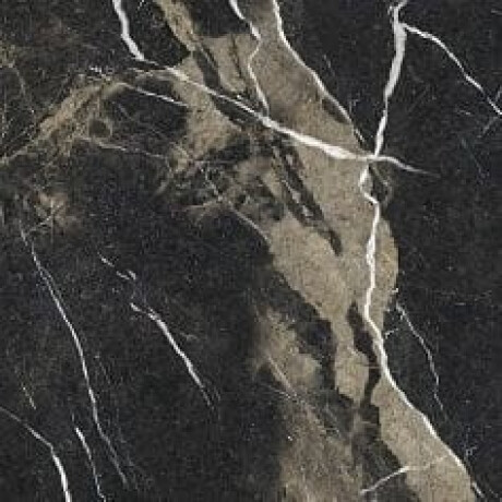 Glasierte Feinsteinzeugfliesen für den Boden „Pierre Black“, 120 x 120 cm, schwarz glänzend mit goldenen Adern, rektifiziert, A4H197 #20
