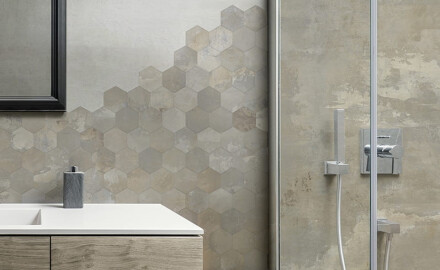 Glasierte Feinsteinzeugfliesen für den Boden, 120 x 120 cm, beige, matt, rektifiziert, A4H258 City Beige