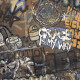 Glasierte großformatige Bodenfliesen 120 x 280 cm, matt, rektifiziert, A4H262 City Graffiti Multicolor #6