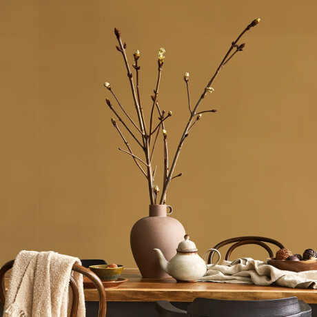 Glasierte Feinsteinzeugfliesen für den Boden, 60 x 120 cm, matt-goldfarben, rektifiziert, A4H361 Mood Ritual #13