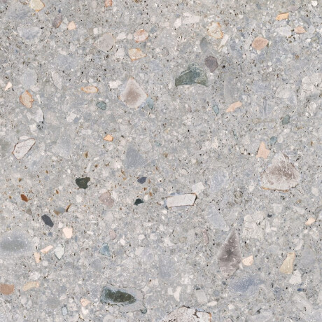 Glasierte Feinsteinzeugfliesen für den Boden, 60 x 120 cm, hellgrau, matt, rektifiziert, A4H418, Terrazzo Ceppo Di Gre Multi #1