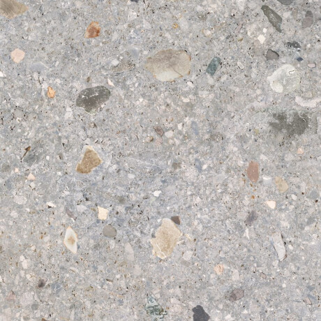 Glasierte Feinsteinzeugfliesen für den Boden, 60 x 120 cm, hellgrau, matt, rektifiziert, A4H418, Terrazzo Ceppo Di Gre Multi #2