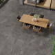 Steinfliesen mit Maserung für den Boden, 100 x 100, matt, dunkelgrau, A4H507 Volterra Stone #2