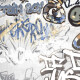 Glasierte Feinsteinzeugfliesen für den Boden, 120 x 280 cm, mattgrau, rektifiziert, A4H640 City Graffiti White #3