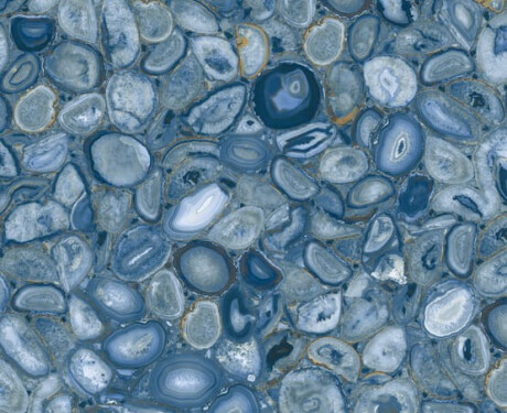 Großformatige Feinsteinzeugfliesen 120x280, blauer Achat, glänzend, A4H832 Aghatina Azul