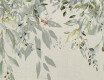 Wandfliesen 60 x 120 cm, grau mit Blumenmustern, matt, A4H918 Flower