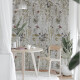 Wandfliesen 60 x 120 cm, grau mit Blumenmustern, matt, A4H919 Glame #3