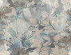 Wandfliesen 60 x 120 cm, grau mit Blumenmustern, matt, A4H921 Jam