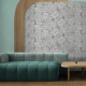 Wandfliesen 60 x 120 cm, grau mit Blumenmustern, matt, A4H923 Lirio #3