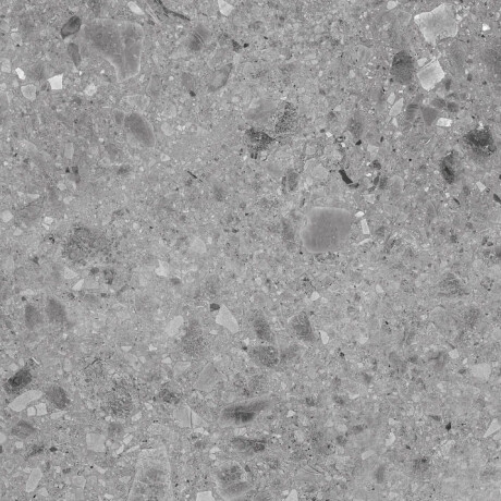 Glasierte Feinsteinzeugfliesen für den Boden, 60 x 120, Grey (grau), matt, rektifiziert, A4H97, Terrazzo #6