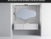 Unregelmäßiger asymmetrischer Spiegel mit L221Beleuchtung C221 #3
