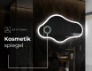 Unregelmäßiger asymmetrischer Spiegel mit LED Beleuchtung C222 #4