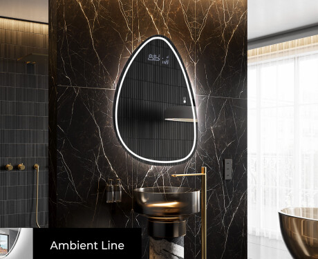 Unregelmäßige großer Wandspiegel B223