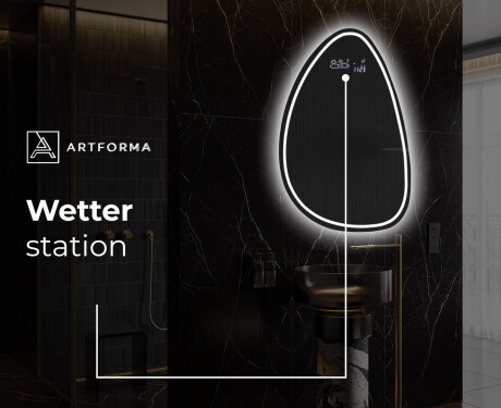 Unregelmäßige großer Wandspiegel B223 #6