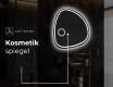 Unregelmäßiger asymmetrischer Spiegel mit LED Beleuchtung EG223 #5