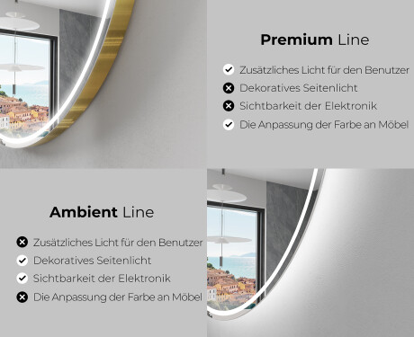 Badspiegel mit LED Beleuchtung L228 #2