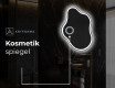 Unregelmäßiger asymmetrischer Spiegel mit LED Beleuchtung EM222 #5