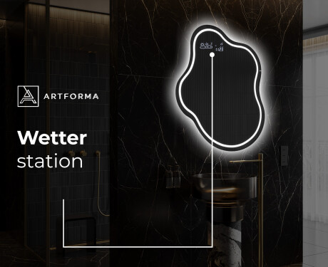 Wandspiegel Beleuchtet unregelmäßige Form EM223 #7