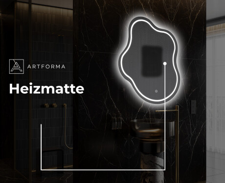 Wandspiegel Beleuchtet unregelmäßige Form EM223 #9