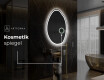 Unregelmäßiger asymmetrischer Spiegel mit LED Beleuchtung U222 #5