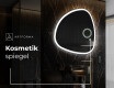 Unregelmäßiger asymmetrischer Spiegel mit LED Beleuchtung J222 #6