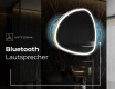 Unregelmäßiger asymmetrischer Spiegel mit LED Beleuchtung J222 #7