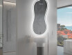 Unregelmäßiger asymmetrischer Spiegel mit LED Beleuchtung K222 #9