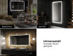 Rechteckiger Badspiegel mit LED-Beleuchtung L01 #10
