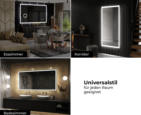 Rechteckiger Badspiegel mit LED-Beleuchtung L01 #10