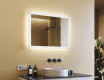 Badspiegel rechteckig mit Beleuchtung LED  mit Dual color, Touch Schalter