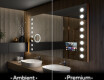 Rechteckiger Badspiegel mit LED Beleuchtung L06