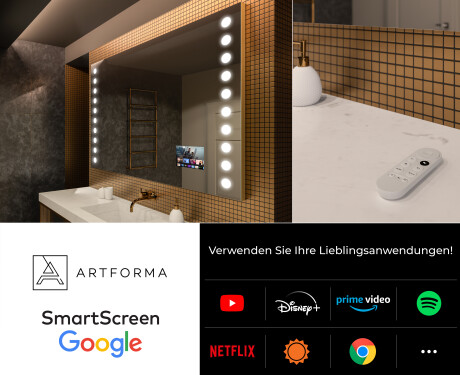 Rechteckiger Badspiegel mit LED Beleuchtung L06 #8