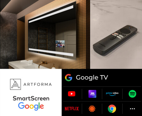 Rechteckiger Badspiegel mit LED Beleuchtung L09 #5