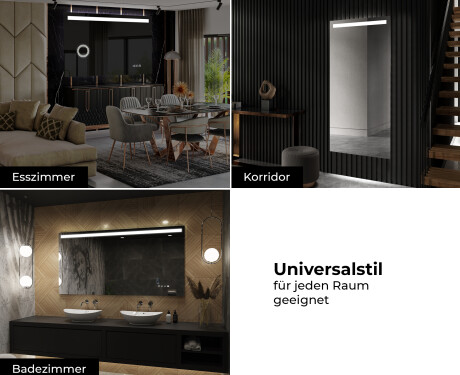 Rechteckiger Badspiegel mit LED Beleuchtung L12 #10