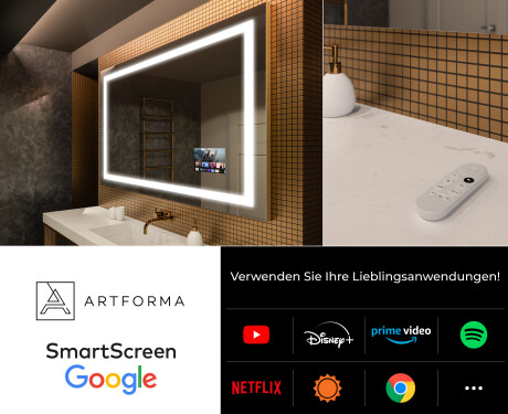 Rechteckiger Badspiegel mit LED Beleuchtung L15 #8